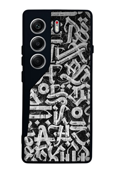 TECNO حافظة متوافقة مع هاتف Camon 40 باللون الأسود غير اللامع - سيليكون ناعم،...