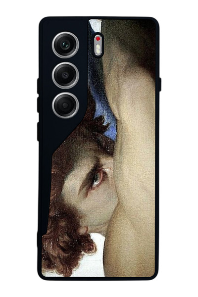 TECNO حافظة متوافقة مع هاتف Camon 40 باللون الأسود غير اللامع - سيليكون ناعم،...