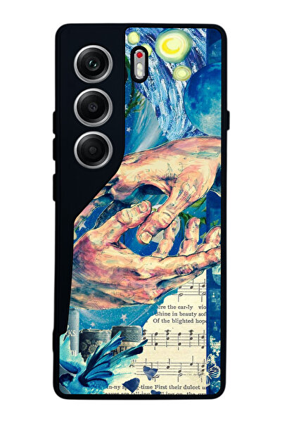 TECNO حافظة متوافقة مع هاتف Camon 40 باللون الأسود غير اللامع - سيليكون ناعم،...