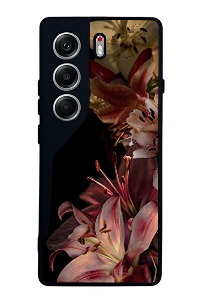 TECNO حافظة متوافقة مع هاتف Camon 40 باللون الأسود غير اللامع - سيليكون ناعم،...