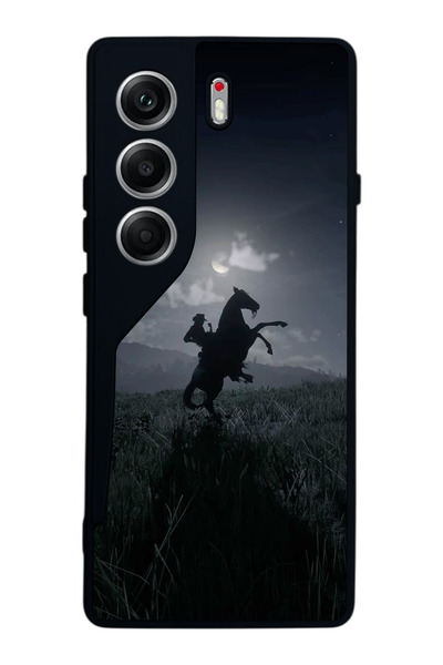 TECNO حافظة متوافقة مع هاتف Camon 40 باللون الأسود غير اللامع - سيليكون ناعم،...