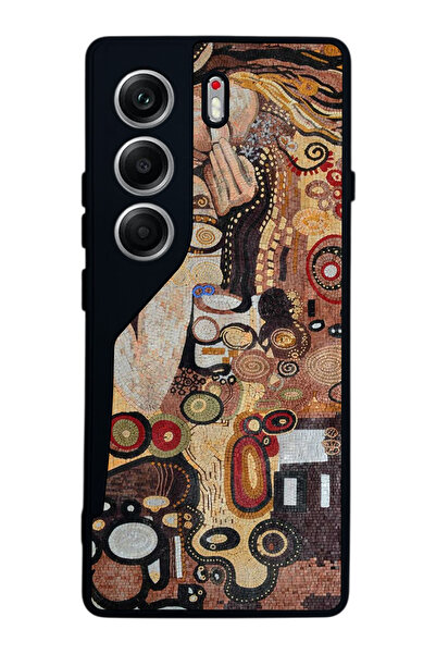 TECNO حافظة متوافقة مع هاتف Camon 40 باللون الأسود غير اللامع - سيليكون ناعم،...