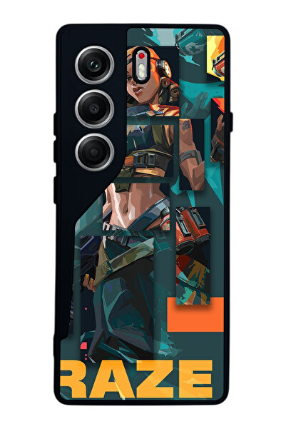 TECNO حافظة متوافقة مع هاتف Camon 40 باللون الأسود غير اللامع - سيليكون ناعم،...