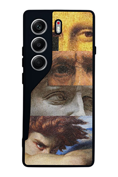 TECNO حافظة متوافقة مع هاتف Camon 40 باللون الأسود غير اللامع - سيليكون ناعم،...