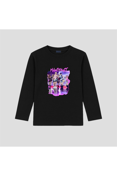 BLITZIST Tricou cu mânecă lungă Manifest Group Stage cu imprimeu (4-13 ani)