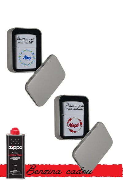 CrisPrint Set of 2 personalized lighters – Gift for godparents