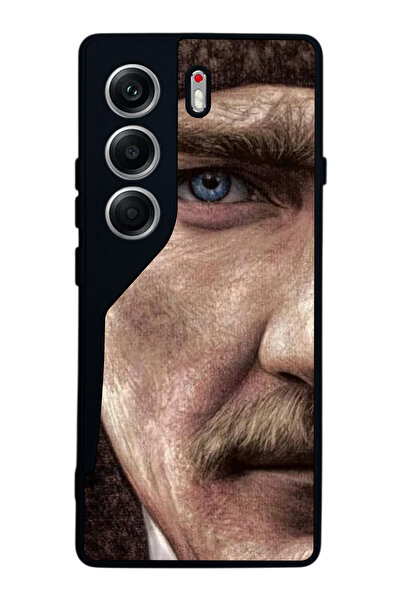 TECNO حافظة متوافقة مع هاتف Camon 40 باللون الأسود غير اللامع - سيليكون ناعم،...