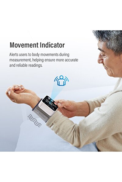 PANGAO Home Use LED Screen Smart Sphygmomanometer Wrist Digital Blood Pressure Monitor