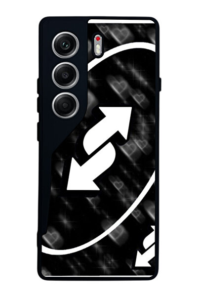 TECNO حافظة متوافقة مع هاتف Camon 40 باللون الأسود غير اللامع - سيليكون ناعم،...