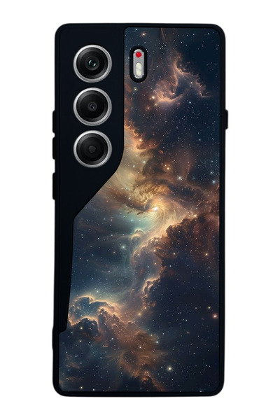 TECNO حافظة متوافقة مع هاتف Camon 40 باللون الأسود غير اللامع - سيليكون ناعم،...