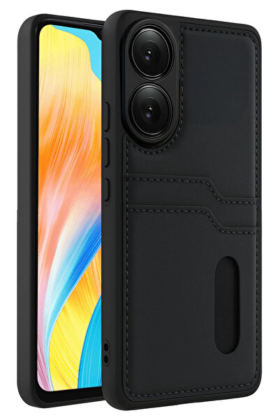 NewFace Nrzsnt A38 Sara Leather Case with Business Card Holder (234730) - Black