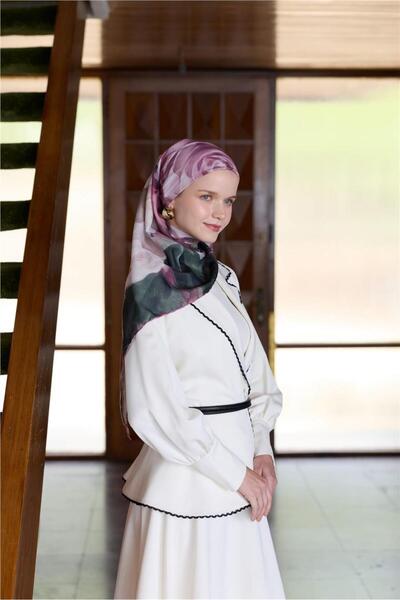 İpekhan Winter Bloom Collection Soft Scarf 1239-10055