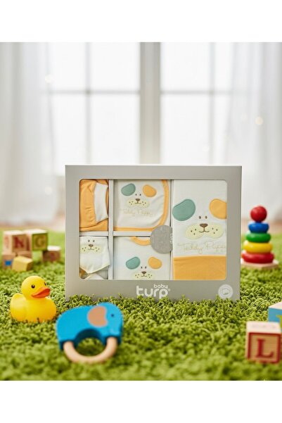 YusGos Organic 10 Piece Dog Embroidered Luxury Newborn Hospital Discharge Set