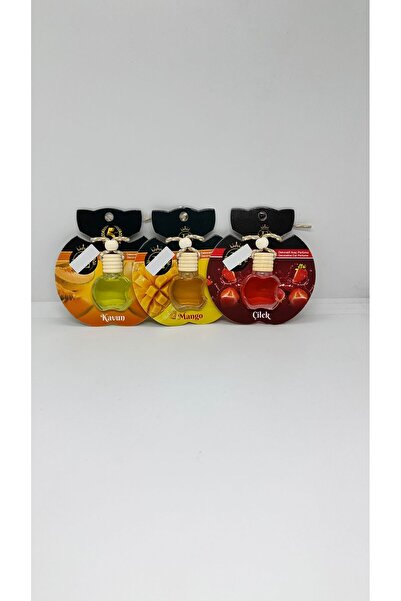 LASPAK Uzun Süre Kalıcı Rahatlatıcı Ferah Üç Ayrı Oto Kokusu Set Olarak 8 ML