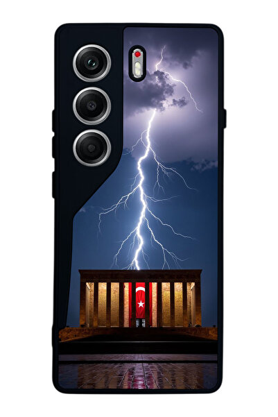 TECNO حافظة متوافقة مع هاتف Camon 40 باللون الأسود غير اللامع - سيليكون ناعم،...