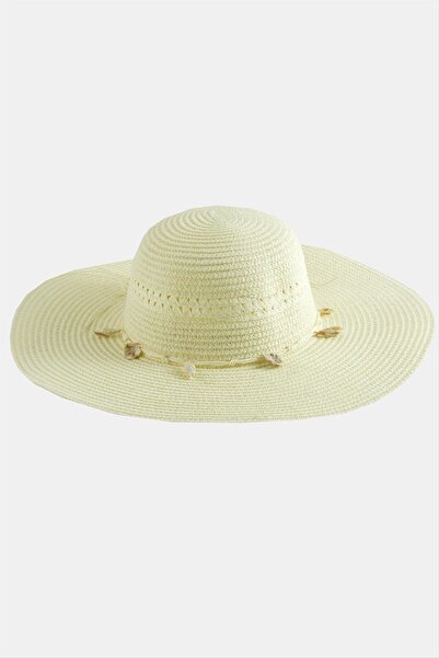 ZERO LAND Nrzsnt Seashell (04250) Straw Hat-Cream