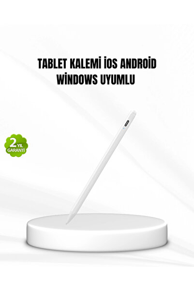 AyrStore Akıllı Dokunmatik Kalem – Type-C Şarjlı, Manyetik, Apple Pencil Alternatifi Stylus Pen