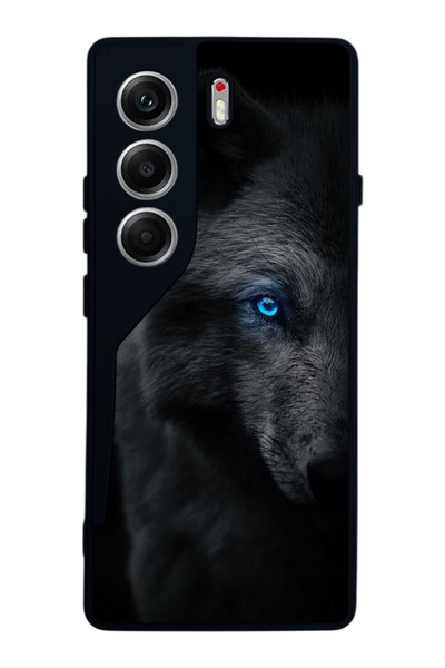 TECNO حافظة متوافقة مع هاتف Camon 40 باللون الأسود غير اللامع - سيليكون ناعم،...