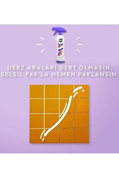 Selsil Pak 500 Ml Mucize Köpük Sprey Yağ Sökücü 3 Adet