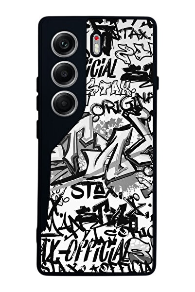 TECNO حافظة متوافقة مع هاتف Camon 40 باللون الأسود غير اللامع - سيليكون ناعم،...