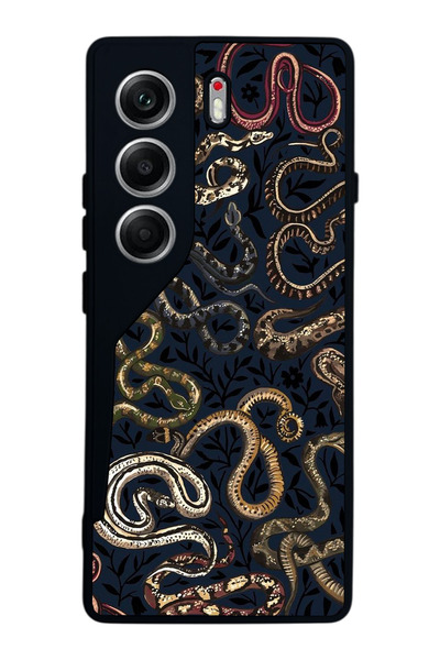 TECNO حافظة متوافقة مع هاتف Camon 40 باللون الأسود غير اللامع - سيليكون ناعم،...