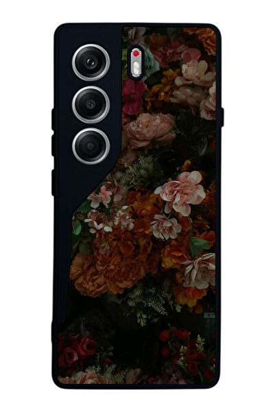 TECNO حافظة متوافقة مع هاتف Camon 40 باللون الأسود غير اللامع - سيليكون ناعم،...