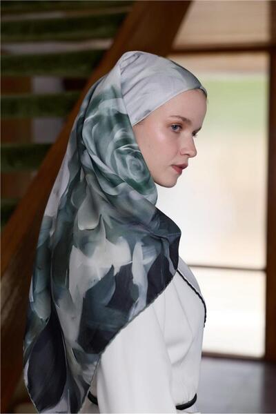 İpekhan Winter Bloom Collection Soft Scarf 1239-10002