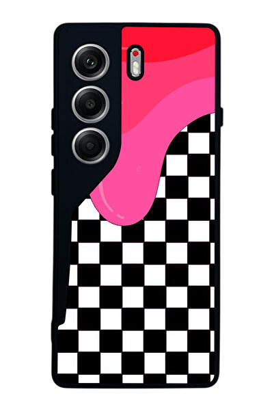 TECNO حافظة متوافقة مع هاتف Camon 40 باللون الأسود غير اللامع - سيليكون ناعم،...