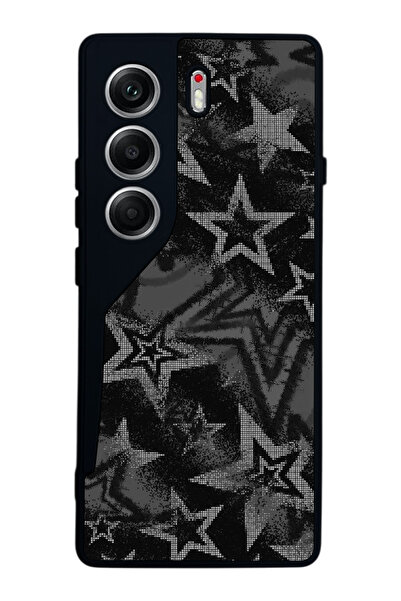 TECNO حافظة متوافقة مع هاتف Camon 40 باللون الأسود غير اللامع - سيليكون ناعم،...