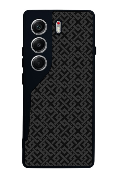 TECNO حافظة متوافقة مع هاتف Camon 40 باللون الأسود غير اللامع - سيليكون ناعم،...