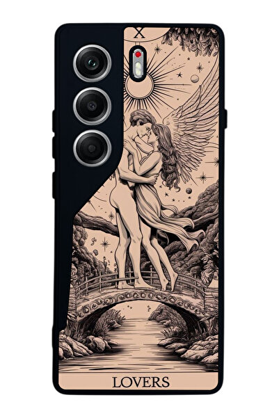 TECNO حافظة متوافقة مع هاتف Camon 40 باللون الأسود غير اللامع - سيليكون ناعم،...