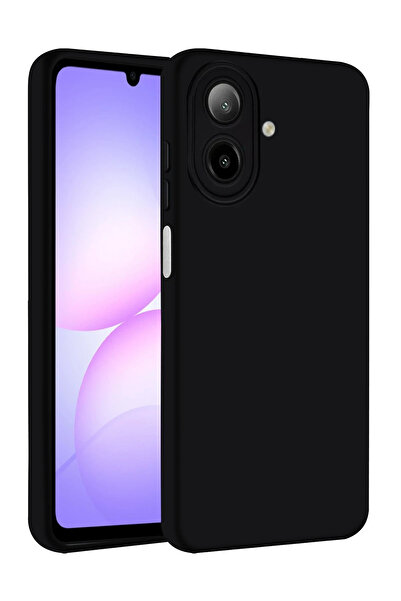 NewFace جراب سيليكون أولي لهاتف سامسونج جالاكسي A07 (234740) - أسود