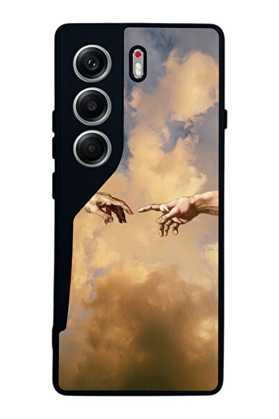 TECNO حافظة متوافقة مع هاتف Camon 40 باللون الأسود غير اللامع - سيليكون ناعم،...