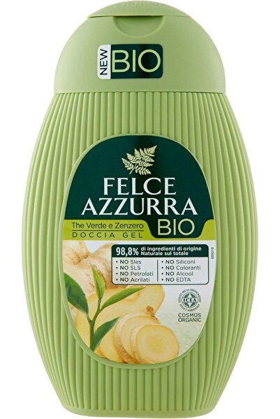 Felce Azzurra BIO Shower Gel Green Tea & Ginger 250ml -