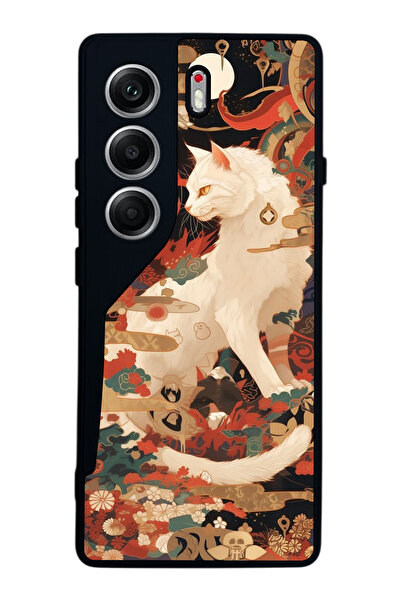 TECNO حافظة متوافقة مع هاتف Camon 40 باللون الأسود غير اللامع - سيليكون ناعم،...