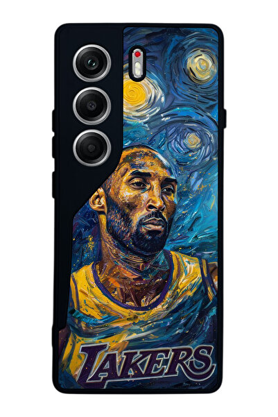 TECNO حافظة متوافقة مع هاتف Camon 40 باللون الأسود غير اللامع - سيليكون ناعم،...