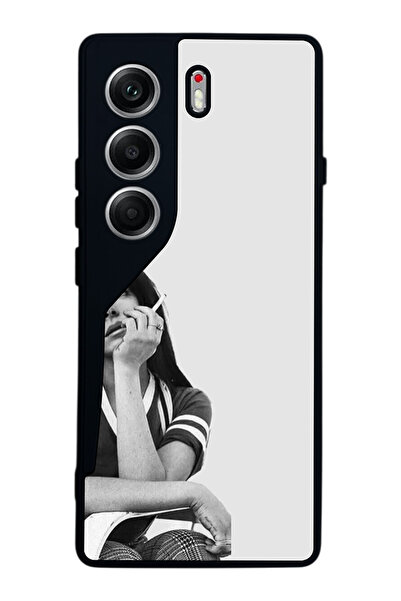 TECNO حافظة متوافقة مع هاتف Camon 40 باللون الأسود غير اللامع - سيليكون ناعم،...