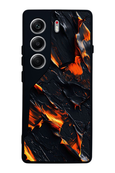 TECNO حافظة متوافقة مع هاتف Camon 40 باللون الأسود غير اللامع - سيليكون ناعم،...