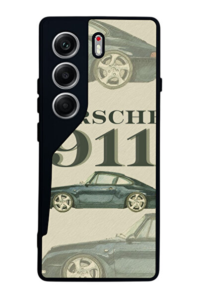 TECNO حافظة متوافقة مع هاتف Camon 40 باللون الأسود غير اللامع - سيليكون ناعم،...