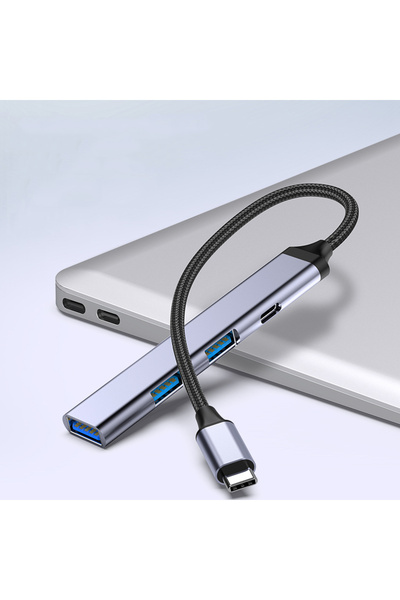 MRG Adaptor Hub USB Type-C PD MGL232, 3x USB, USB 3.0, Multiport 4 in 1