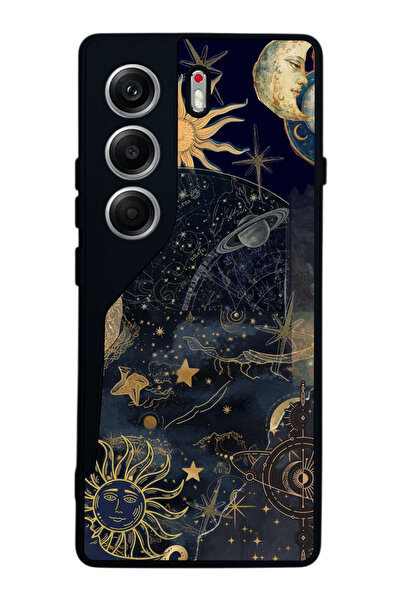 TECNO حافظة متوافقة مع هاتف Camon 40 باللون الأسود غير اللامع - سيليكون ناعم،...