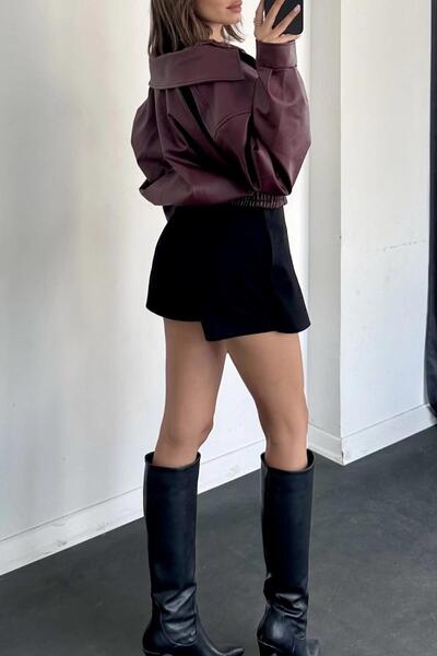 Jaglion Bavera Women's Bomber Pb Model Leather Jacket