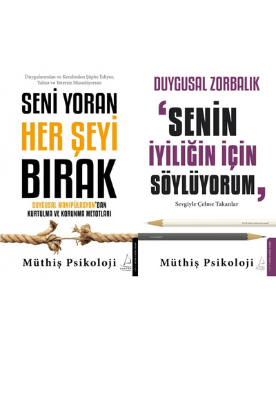 Destek Yayınları Seni Yoran Her Şeyi Bırak ve Duygusal Zorbalık Senin İyiliği...