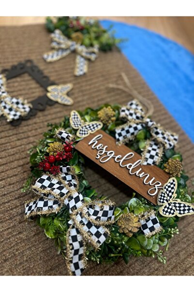 Marrone Set of 3 Large Size Floor Mats 100*50 cm Door Decoration Socket Frame