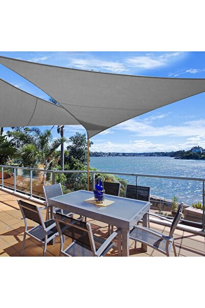 WOLTU Sunshade - UV Protection, 3x5 m, HDPE 180 g/m², Gray,