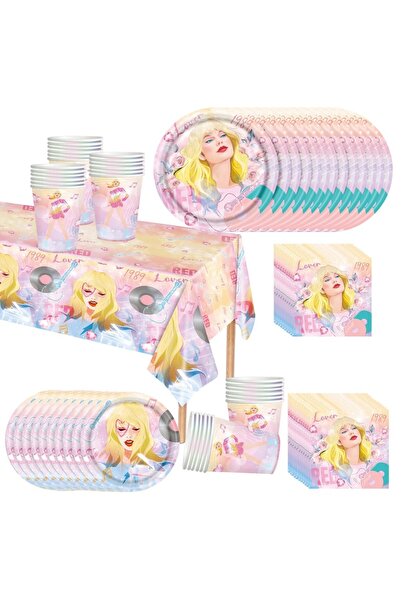 OEM Singer Themed Girls' Party Decoration Set – 81 Pieces