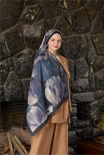 İpekhan Μαλακό σάλι Winter Bloom 3067-10047