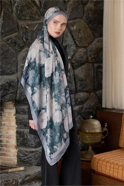 İpekhan Μαλακό σάλι Winter Bloom 3069-10019