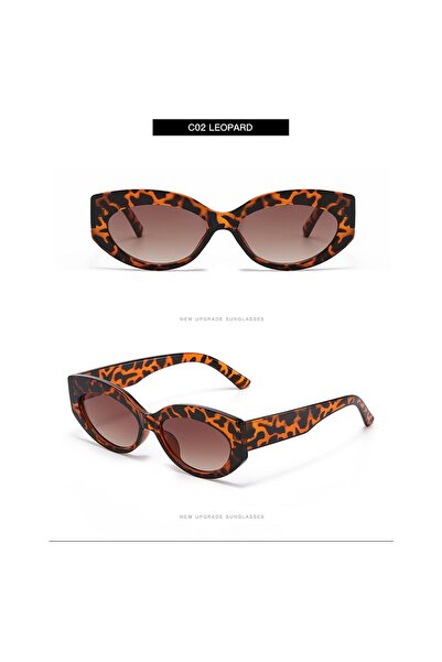 OEM Vintage Cat Eye Oval Sunglasses for Women, Ideal for Driving and Outdoor Shopping