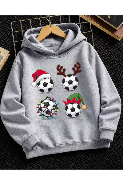 CACTUS COLLECTION Hooded Sweatshirt Unisex 3 Thread Cotton Football Christmas